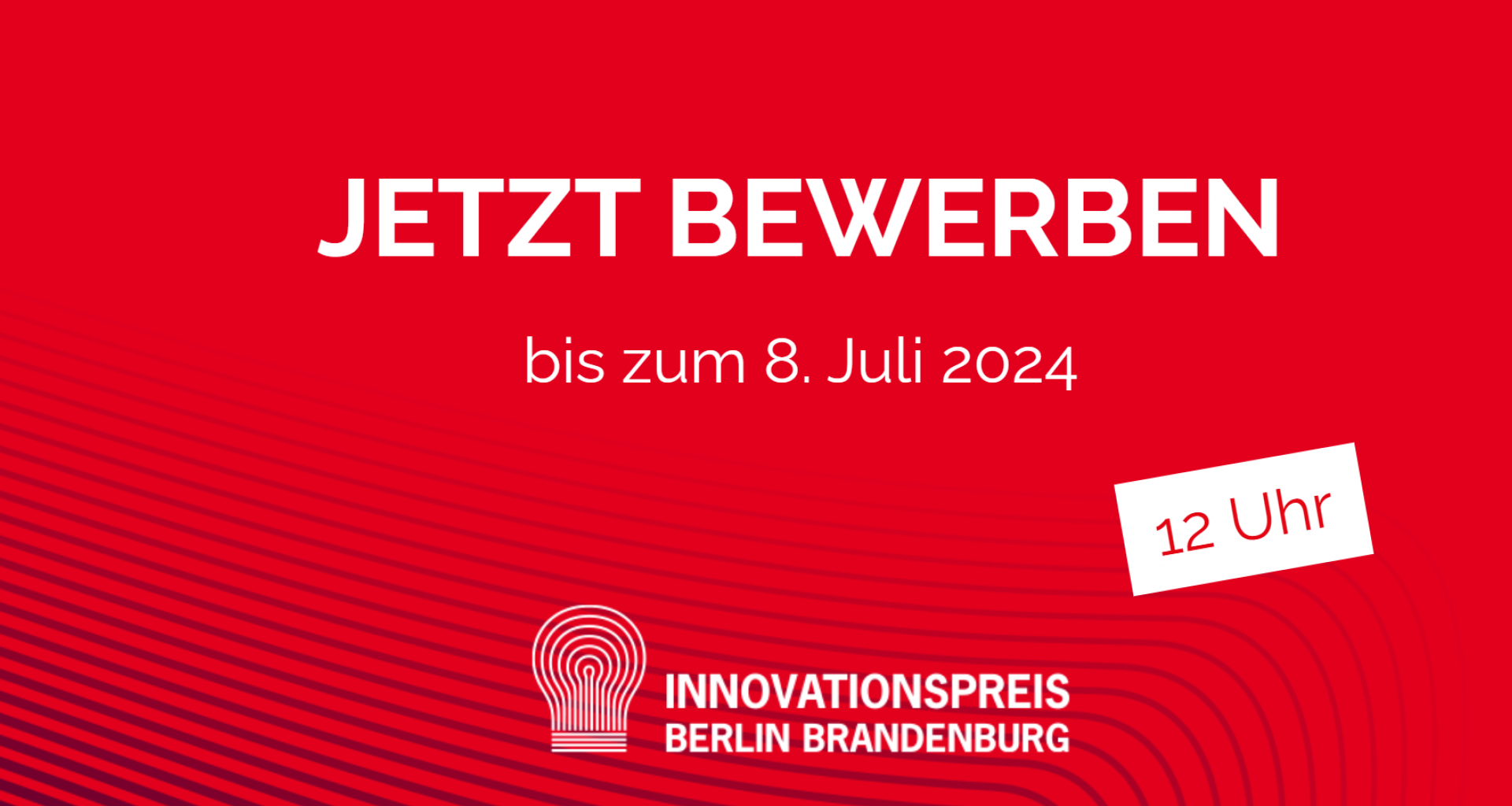 Innovationspreis Berlin Brandenburg 2024 - Bewerben Sie sich jetzt!